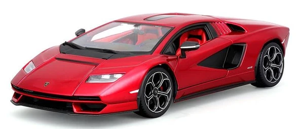 Bburago Lamborghini Countach LPI 800-4 1/24 Kırmızı Model Araba ürün görseli 1
