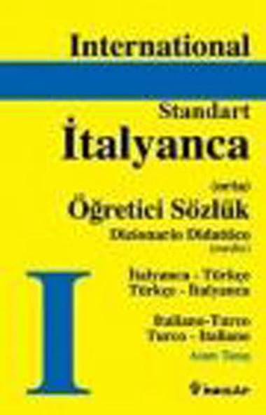 Standart İtalyanca Öğretici Sözlük ürün görseli 1
