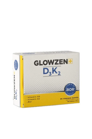 Glowzen+ D3 K2 Bor 60 Kapsül ürün görseli 1