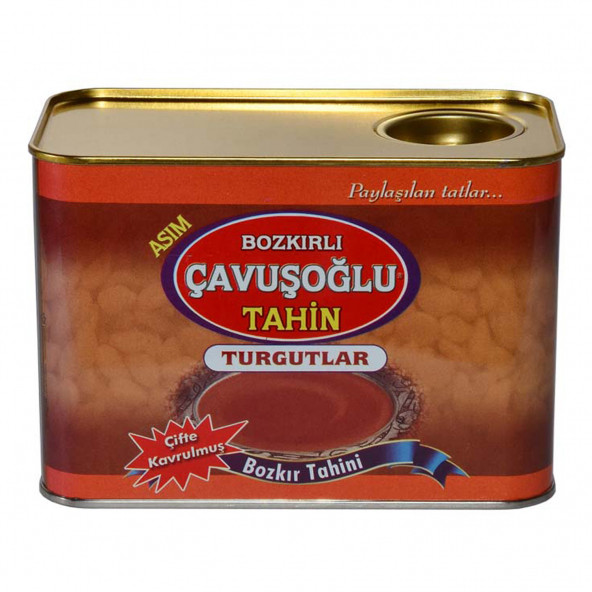 Bozkırlı Çavuşoğlu Odun Ateşinde Kepeksiz Bozkır Tahini Teneke 820g ürün görseli 1