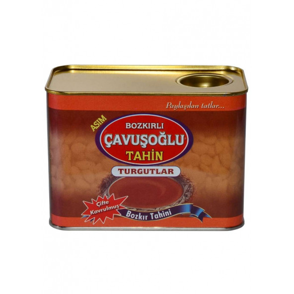 Bozkırlı Çavuşoğlu Odun Ateşinde Kepekli Bozkır Tahini Teneke 820g ürün görseli 1