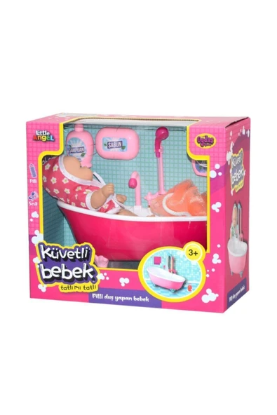Pilli Küvette Duş Yapan Bebek - Resim 2