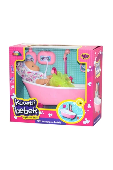 Pilli Küvette Duş Yapan Bebek ürün görseli 1