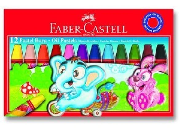 Faber Castell Pastel Boya 12Li - 3 adet ürün görseli 1