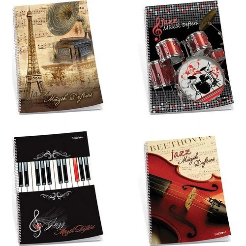 Çınar Jazz 30 Yaprak A4 Spiralli Müzik Defteri - 2 adet ürün görseli 1