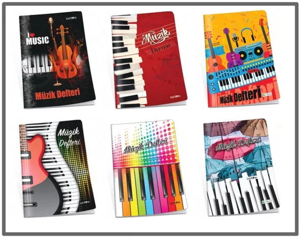 Çınar Jazz 30 Yaprak A4 Müzik Defteri Pp Kapak - 2 adet ürün görseli 1