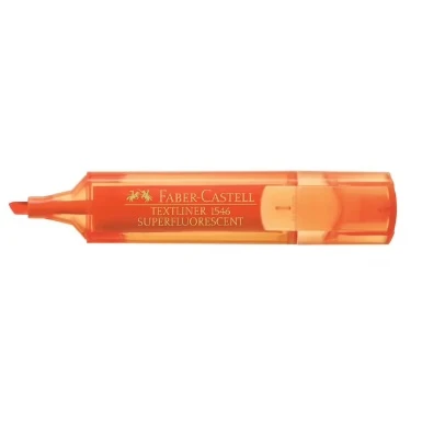 Faber Castell Şeffaf Fosforlu Kalem Turuncu 3 adet ürün görseli 1