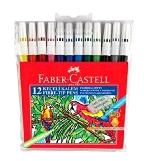 Faber Castell Keçeli Kalem 12Li - 3 paket ürün görseli 1
