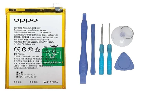 Oppo A15 - BLP817 - Batarya Pil Sıfır Orijinal + TAMİR SETİ ürün görseli 1