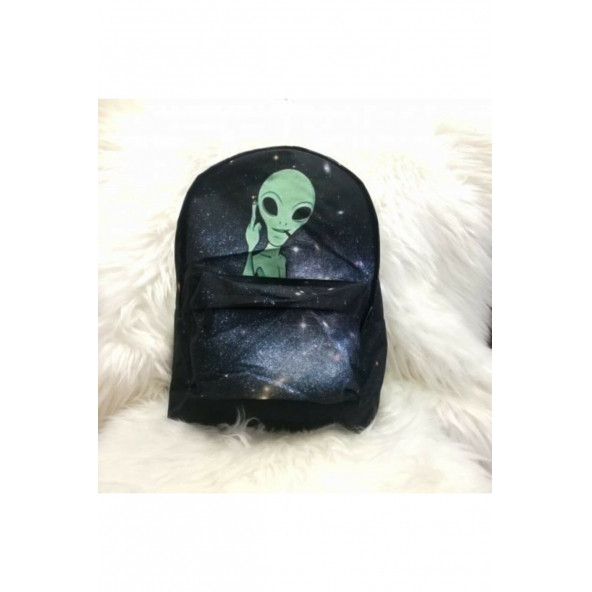 Alien Yeşil Sırt Çantası ürün görseli 1