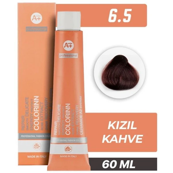 Colorinn Tüp Saç Boyası 6.5 Kızıl Kahve 50 Gr + Oksidan Sıvısı 50 Ml ürün görseli 1
