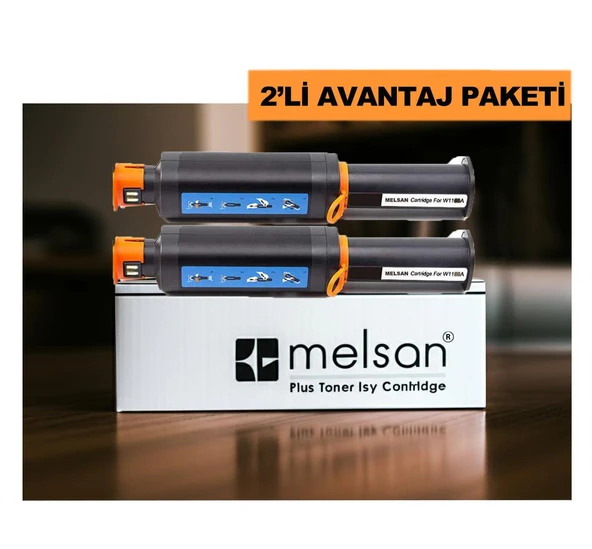Melsan Hp Uyumlu Neverstop Laser 103A Toner Muadil 2Li Paket ürün görseli 1