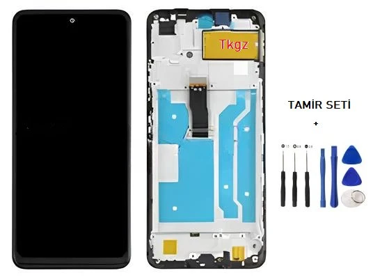 Tkgz - P Smart 2021 Lcd Ekran Dokunmatik Orijinal Kalite ÇITALI + TAMİR SETİ ürün görseli 1