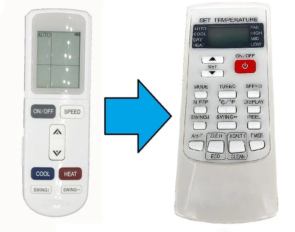 Baymak Elegant Prime Multi Klima Kumandası- YKR-L/102E ürün görseli 1
