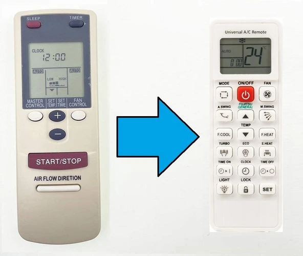 General Fujitsu AR-AB8  AR-AB35 AR-BB9 İle Uyumlu Klima Kumandası ürün görseli 1