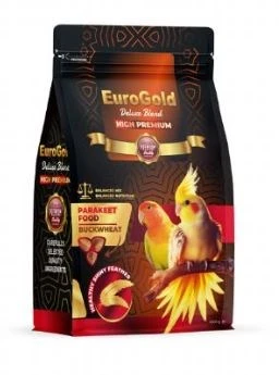 EuroGold Deluxe Karabuğdaylı Paraket Cennet Sultan Papağan Yemi 1000 Gr x 5 Adet ürün görseli 1