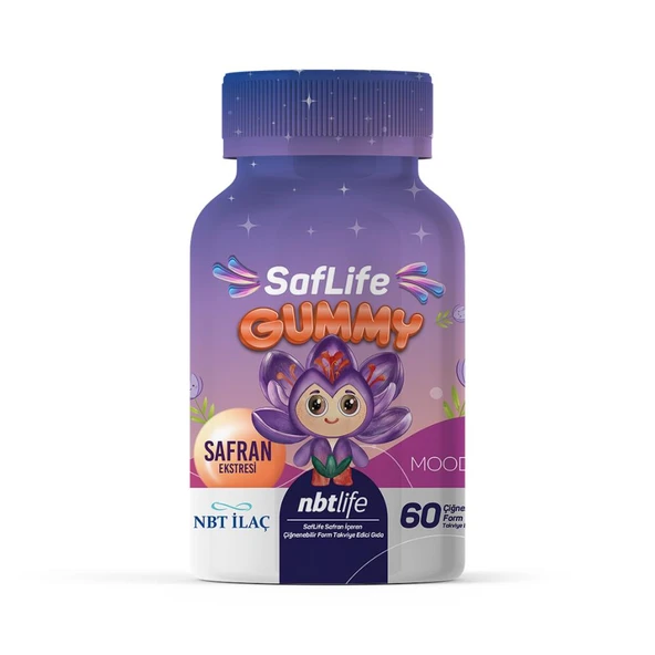 Nbtlife Saflife Gummy (Safran Ekstresi) 60 Çiğnenebilir Form ürün görseli 1