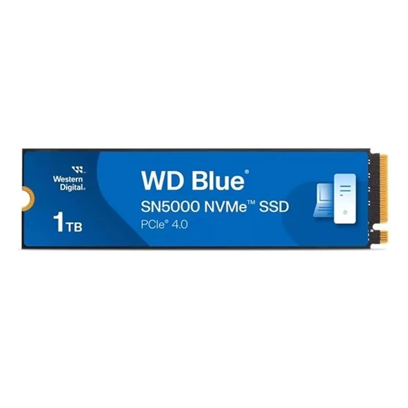 WD 1TB BLUE SN5000 WDS100T4B0E 5150-4900MB/s M2 NVME GEN4 DİSK ürün görseli 1
