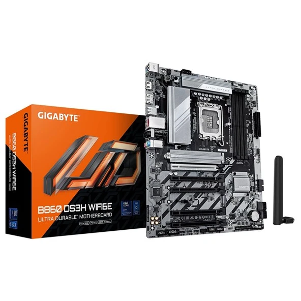 GIGABYTE B860 DS3H DDR5 HDMI-DP TYPE-C PCIE 5.0 1851P ATX ürün görseli 1