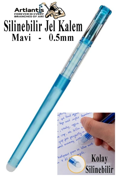 Silinebilir Jel Kalem Mavi 1 Adet Silinebilir Tükenmez Kalem Pilot Kalem Mürekkepli Kolay Silinebilir Kumaş Kalemi ürün görseli 1
