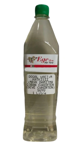 Çoban Çökerten(Deve Çökerten) Suyu İmbik Damıtma 1 Litre ürün görseli 1
