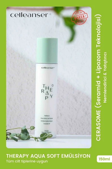 Cerasome ve Patentli İçerik İçeren Nemlendirici ve Yatıştırıcı Therapy Aqua Soft Emülsiyon ürün görseli 1