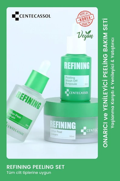 Yaşlanma Karşıtı & Yenileyici & Onarıcı & Yatıştırıcı Refining Peeling Bakım Seti ürün görseli 1