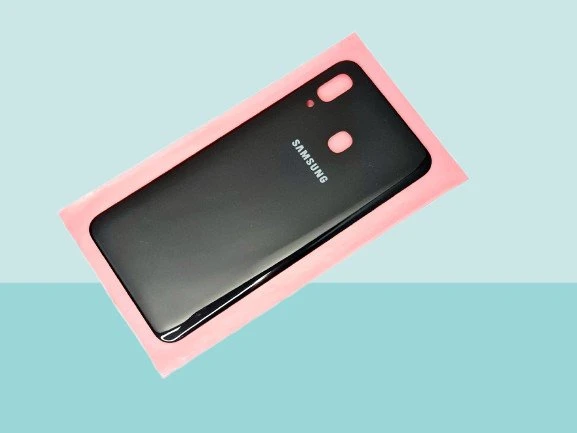 Samsung Galaxy A20 A205 Uyumlu Arka Kapak Batarya Kapağı - SİYAH ürün görseli 1