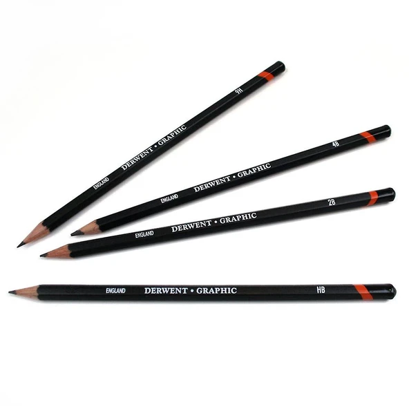 Derwent Graphic Pencil Dereceli Kalem 6B - Resim 2