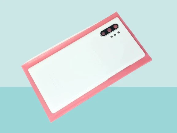Samsung Galaxy NOTE 10 PLUS Uyumlu Arka Kapak Batarya Kapağı - BEYAZ - FULL LENSLİ ürün görseli 1