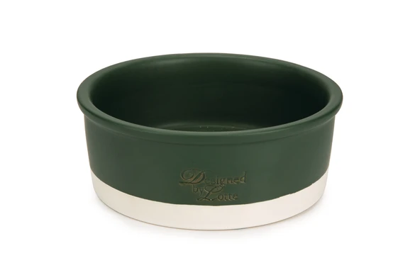 Beeztees DBL Köpek Mama Su Kabı, Seramik, Mat Yeşil, 20cm, 700ml ürün görseli 1