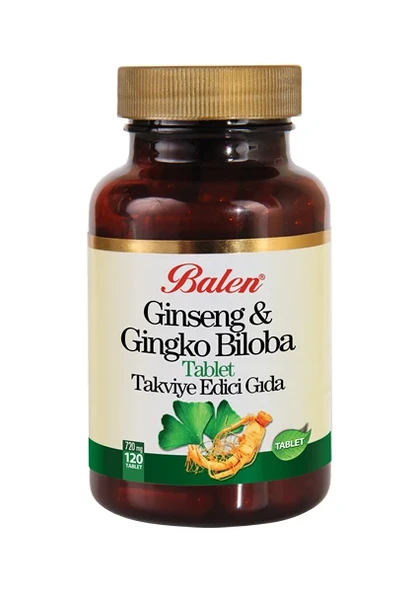 Ginseng & Gingko Biloba Tablet 1 Balen Ginseng & Gingko Biloba Tablet ürün görseli 1
