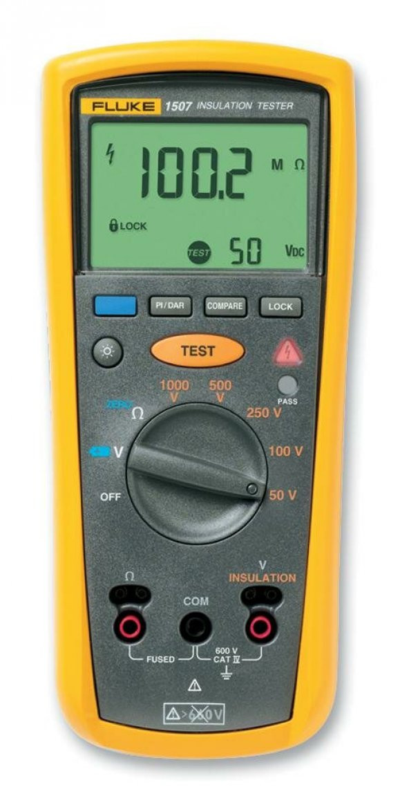 FLUKE 1507 İZOLASYON DİRENCİ TEST CİHAZI ürün görseli 1