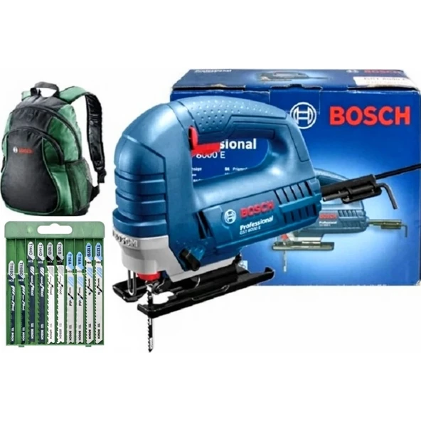 Gst 8000 E Dekupaj Testere Bosch 10'lu Uç ve Sırt Çantası ürün görseli 1