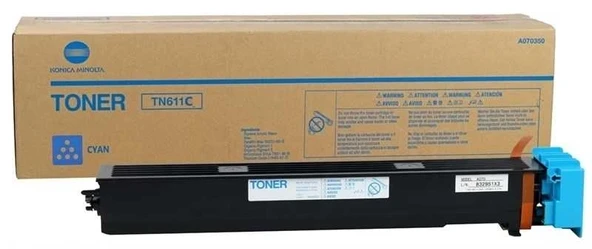 Tonersepeti Konica Minolta TN-611 Mavi  Fotokopi Toner ürün görseli 1