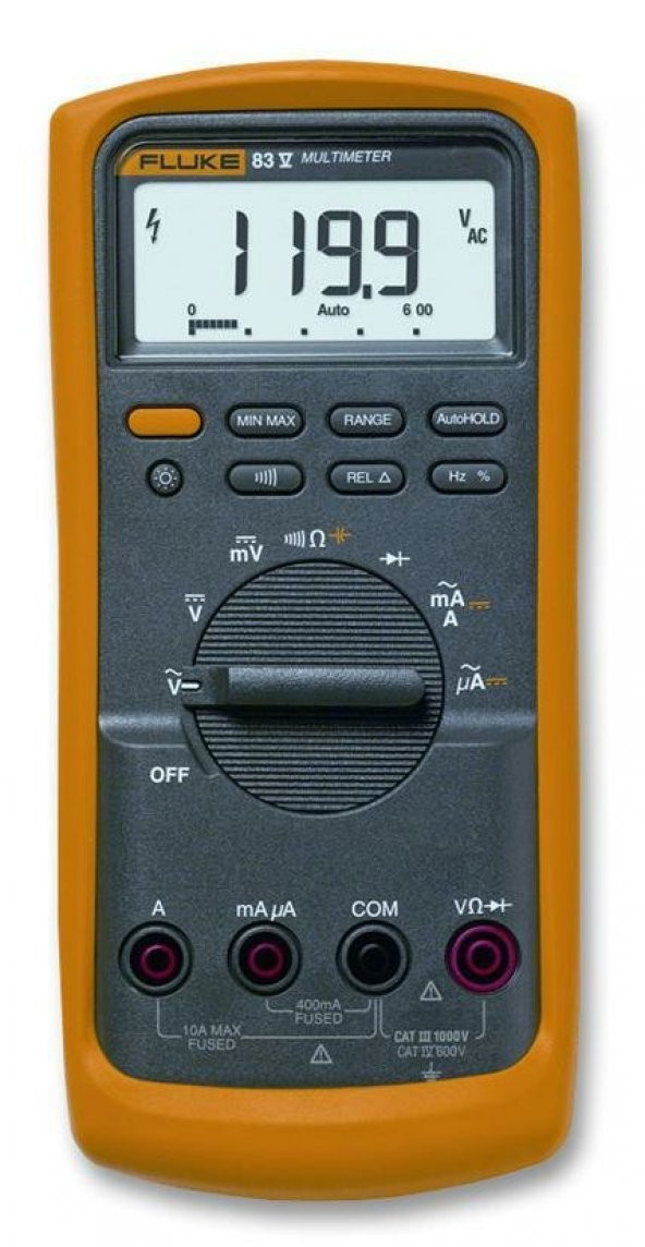 FLUKE 83 V ENDÜSTRİYEL DİJİTAL MULTİMETRE ürün görseli 1