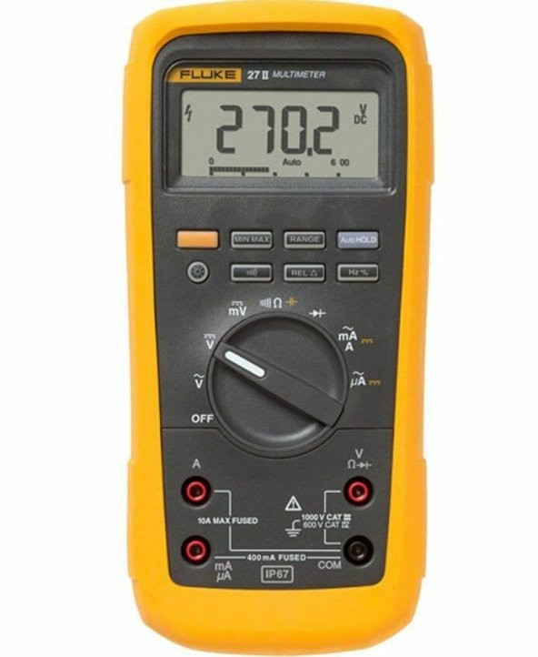 Fluke 27-II Endüstriyel Dijital Multimetre ürün görseli 1