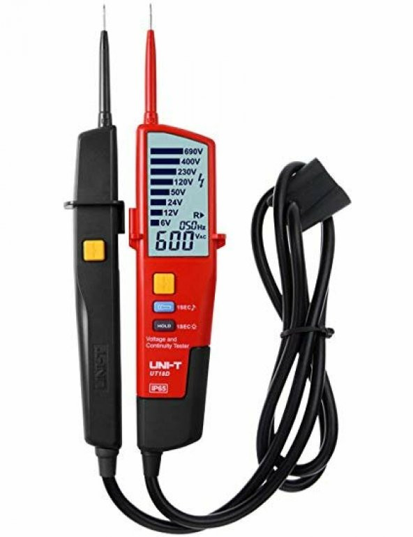 UNI-T UT 18D LCD Dijital Voltaj & Süreklilik Test Aleti ürün görseli 1