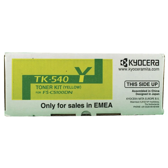 Tonersepeti Kyocera Mita TK-540 Sarı  Toner ürün görseli 1
