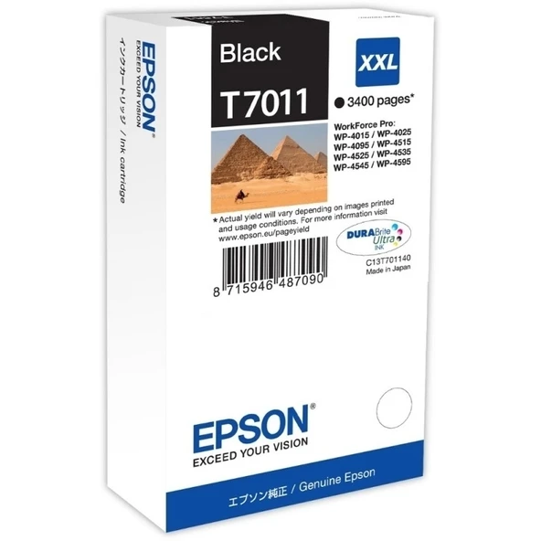 Tonersepeti Epson T7011XXL C13T70114010  Siyah Kartuş ürün görseli 1