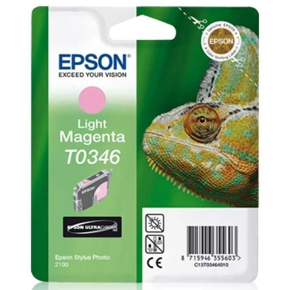 Tonersepeti Epson T0346-C13T03464020  Açık Kırmızı Kartuş ürün görseli 1