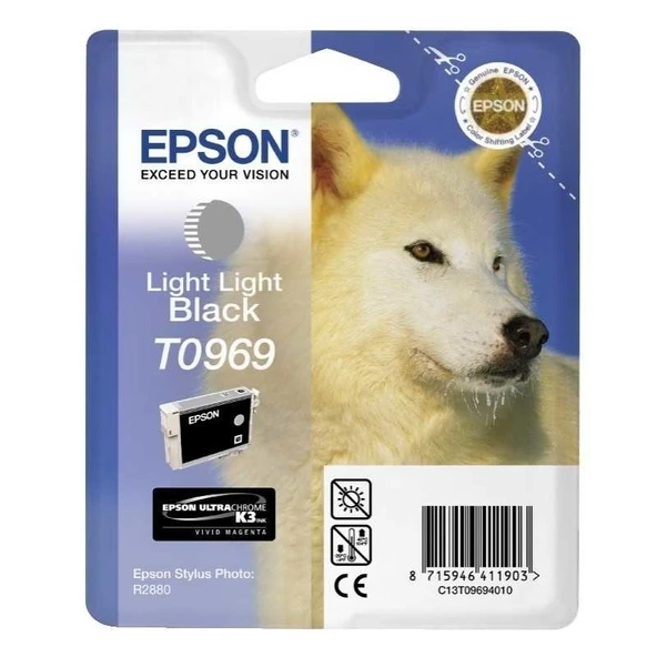 Tonersepeti Epson T0969 C13T09694020  Açık Siyah Kartuş ürün görseli 1