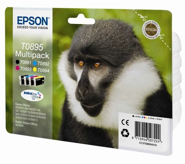 Tonersepeti Epson T0895-C13T08954020  Kartuş Avantaj Paket ürün görseli 1
