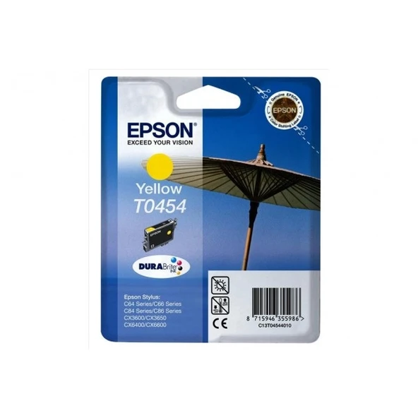 Tonersepeti Epson T0454-C13T04544020  Sarı Kartuş ürün görseli 1