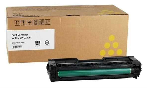Tonersepeti Ricoh SP-C220 Sarı  Toner ürün görseli 1