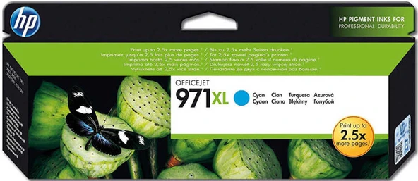 Tonersepeti Hp 971XL-CN626AE  Mavi Kartuş ürün görseli 1