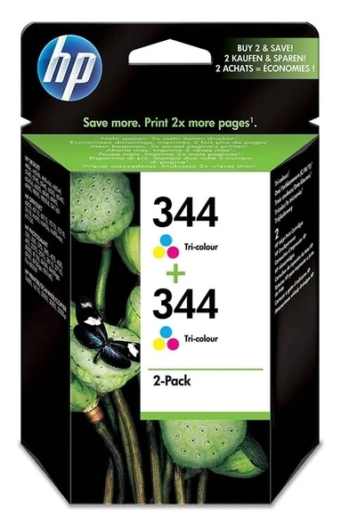 Tonersepeti Hp 344 C9505EE  Renkli Kartuş 2'Li Paket ürün görseli 1