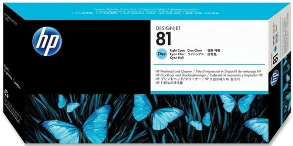 Tonersepeti Hp 81 C4954A  Açık Mavi Baskı Kafası ürün görseli 1