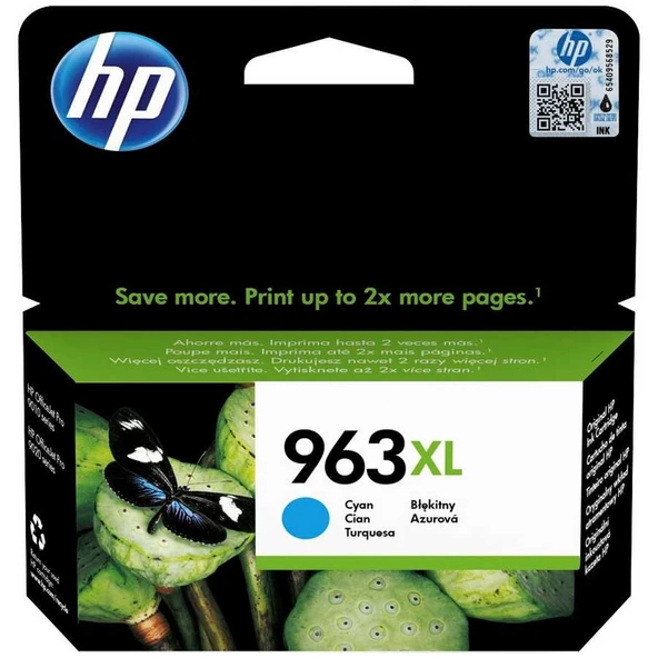 Tonersepeti Hp 963XL-3JA27AE Mavi  Kartuş Yüksek Kapasiteli ürün görseli 1