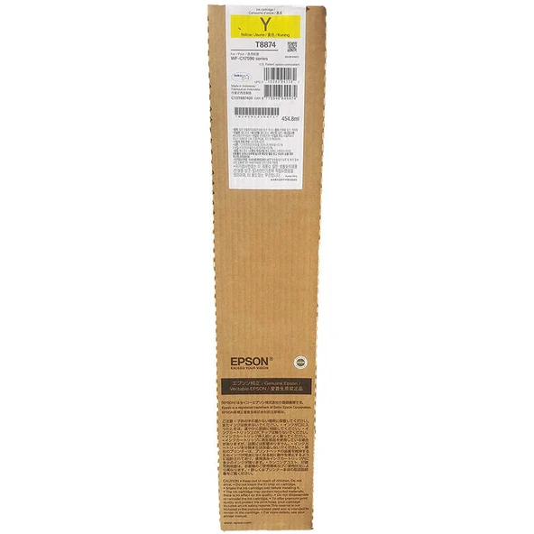 Tonersepeti Epson WF-C17590 T8874 Sarı  Kartuş ürün görseli 1